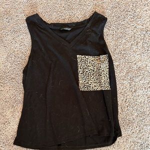 Black pocket tank
